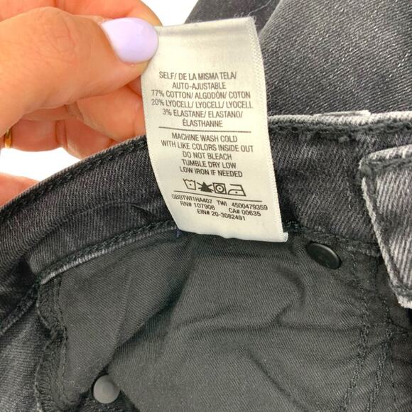 Hudson Barbara Super Skinny Washed Black Denim Ankle Jeans Size 23 NWOT - Picture 6 of 6